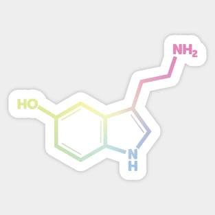 Serotonin - Colorful Sticker